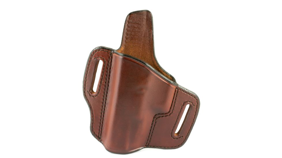 Don Hume H721 Open Top Conceal Carry Holster, Glock 19, Left Hand, Saddle Brown, J336058L