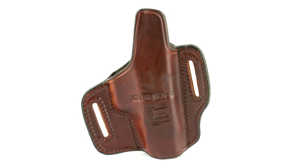 Don Hume H721 Open Top Conceal Carry Holster, Glock 19, Left Hand, Saddle Brown, J336058L