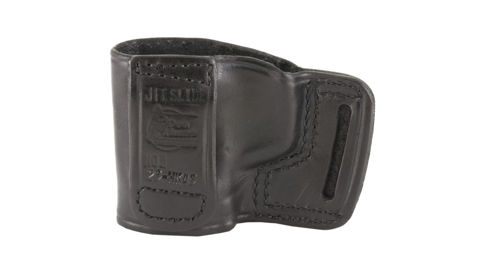 Don Hume HK USP Right Hand Leather Slide Holster, Black, DHJ968025R