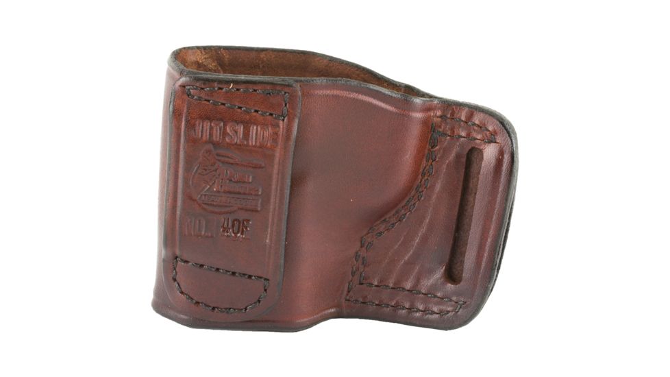 Don Hume Sigma 9/40 Right Hand Leather Slide Holster, Brown, DHJ980250R