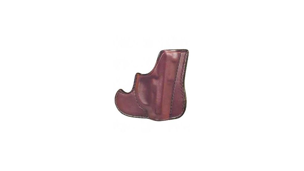 Don Hume Taurus 85 S&amp;W J Frame Ambidextrous Front Pocket Holster, Brown, DHJ100100R