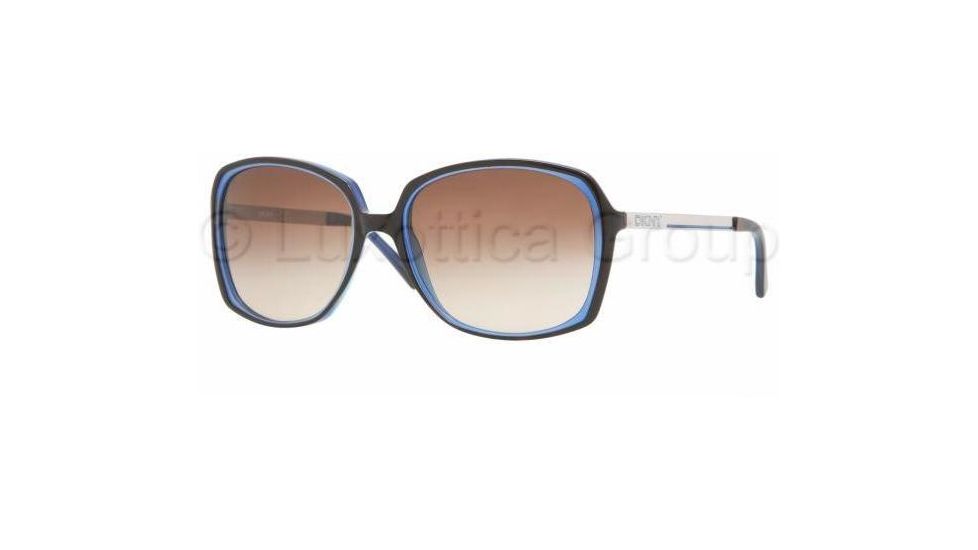 DKNY DY4072 Bifocal Prescription Sunglasses DY4072-349113-5617 - Lens Diameter: 56 mm, Frame Color: Havana / Blue