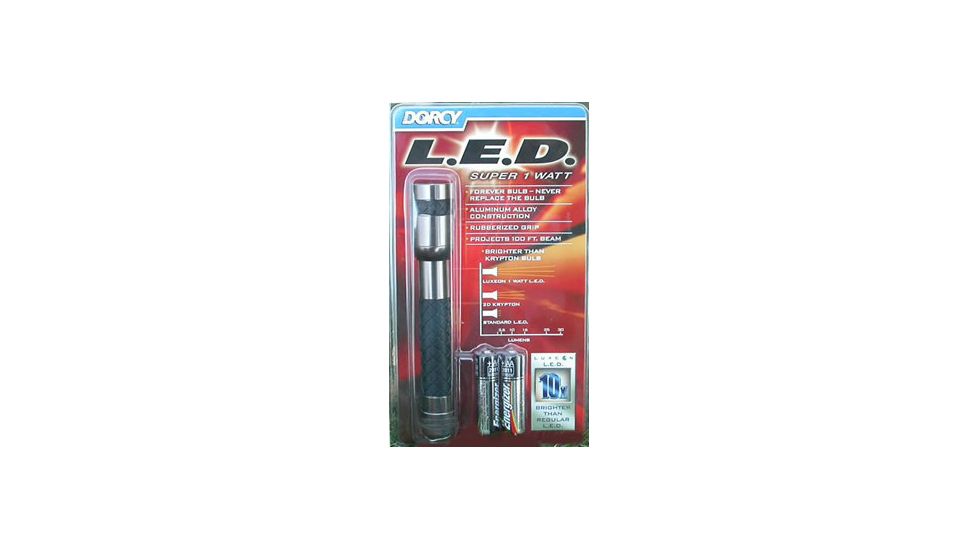 Dorcy 1 Watt- 2AA LED Flashlight w/ Batteries 41-4265