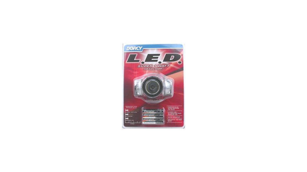 Dorcy 1 Watt- 3AAA LED Headlamp w/ Batteries 41-2101