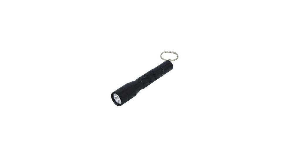Dorcy 1AAA Aluminum Keychain Light w/ Battery, Black, 46-4001
