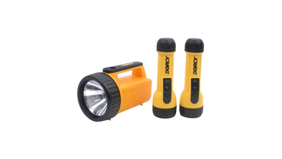 Dorcy 2- 2D / 6V Work Light Combo W/h.d.batteries 41-3352