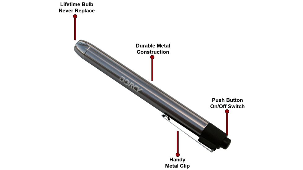 Dorcy 2AAA LED Pen Light w/ Battery, Case of 6, 41-1218-CS