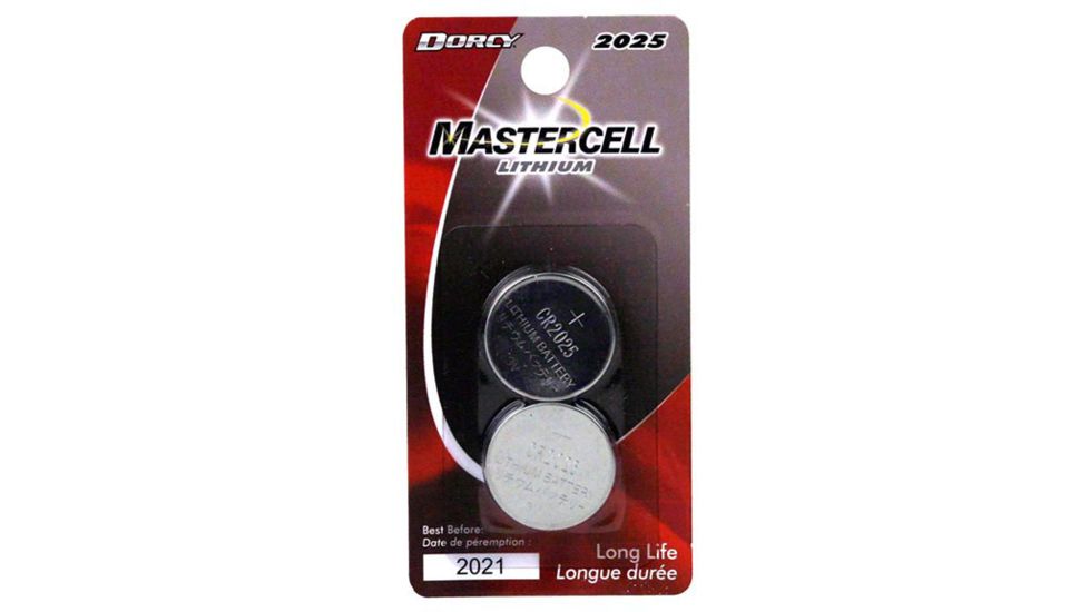 Dorcy Mastercell Size 2025 Lithium Coin Cell Batteries, 2-Pack, NA battery, 41-4101