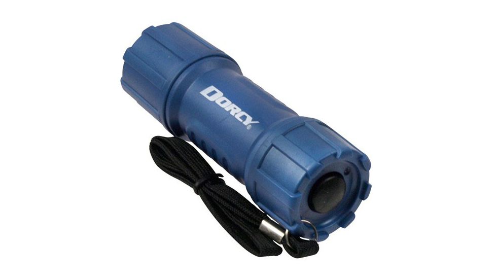 Dorcy 3AAA 135 Lumen Flashlight, Blue, Red, Teal, Yellow, 41-4242