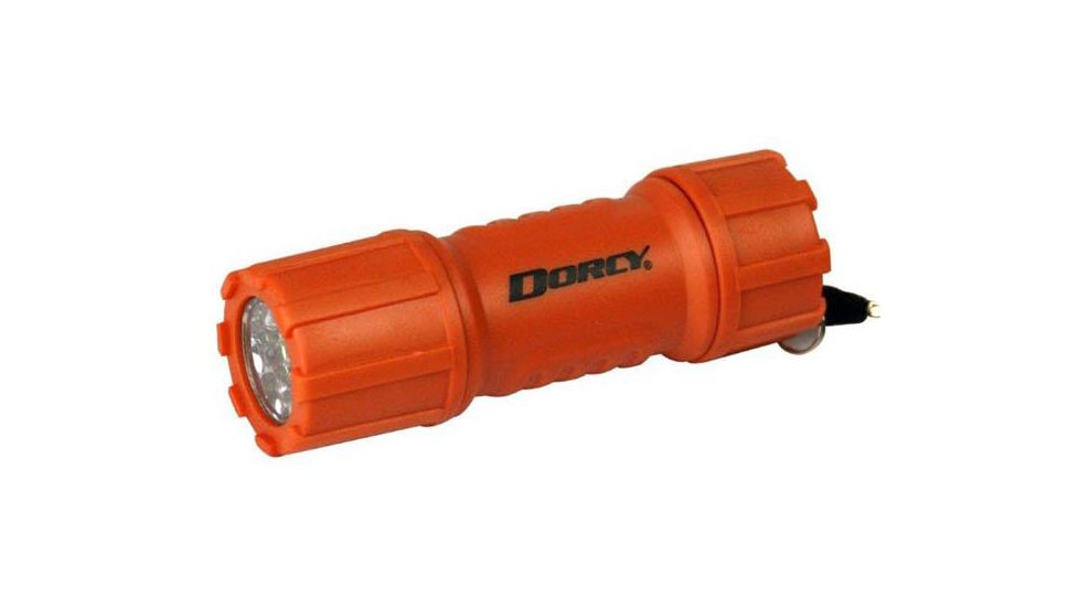 Dorcy 3AAA 135 Lumen Flashlight, Blue, Red, Teal, Yellow, 41-4242
