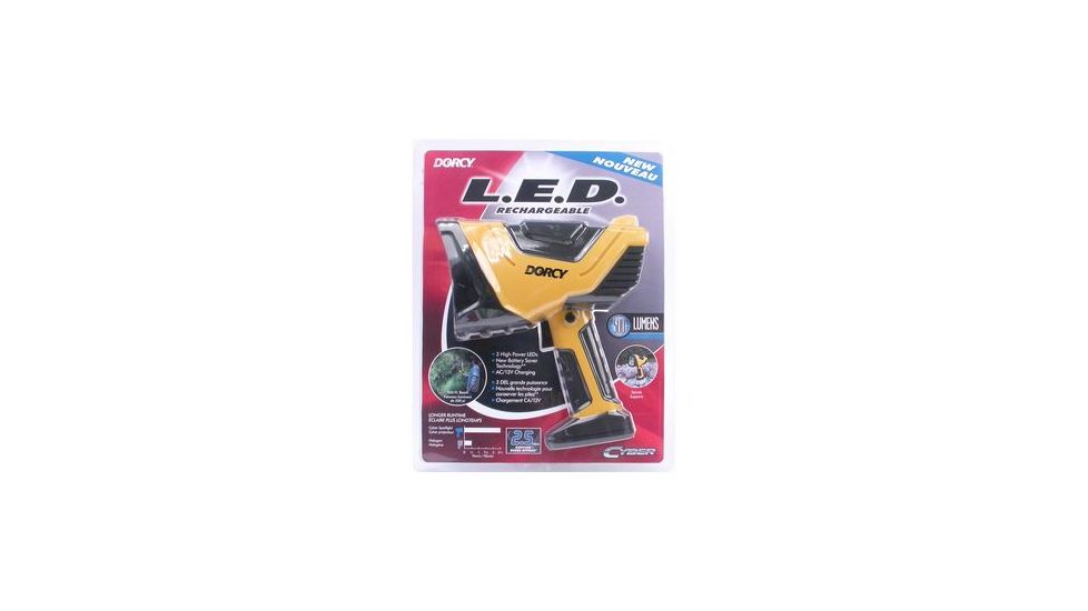 Dorcy 500 Lumen Rechargeable LED Cyber Spot Light