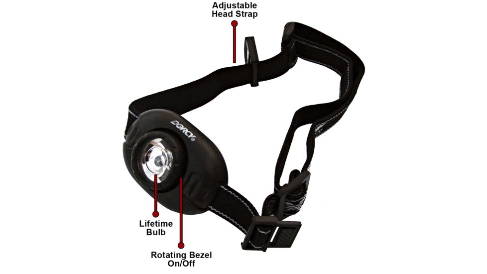 Dorcy 5mm LED Economy Headlight w/ Batteries 41-2089