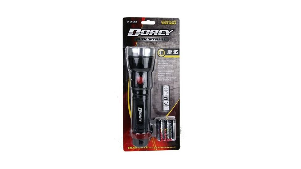 Dorcy Aluminum LED Industrial Flashlight, 600-Lumens 41-2610