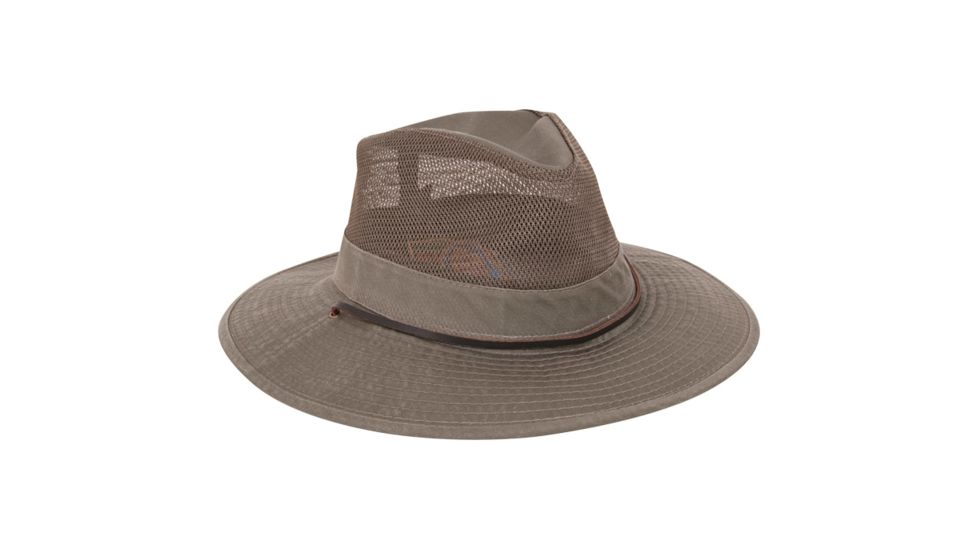 Dorfman Pacific Big Brim Safari Hat Olive Lg 864WM-OLIVE-L