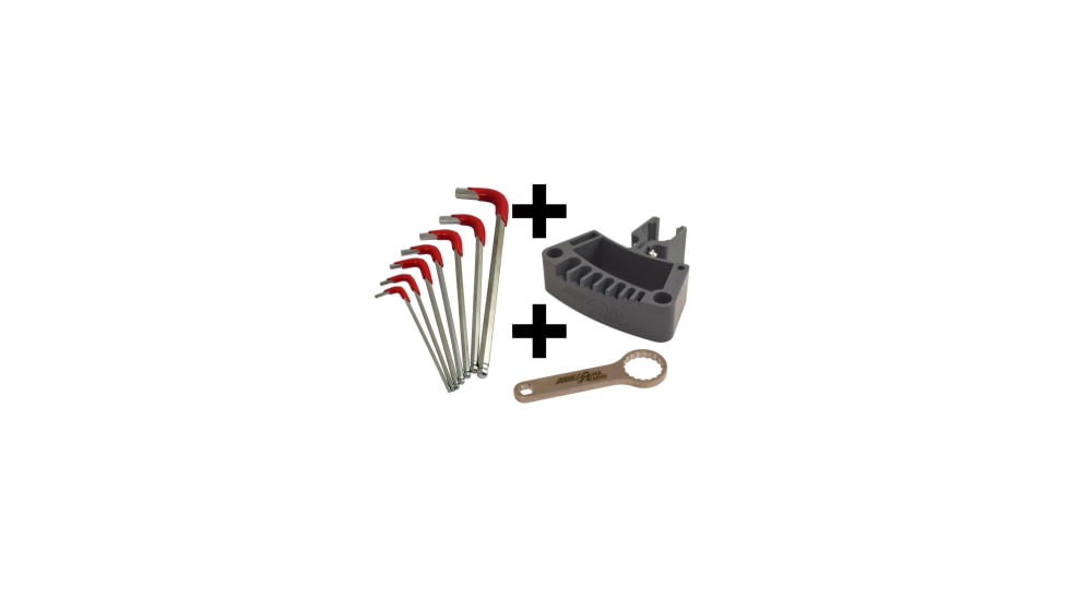 Double-Alpha Academy Combo: DAA Reloading Press Tool Holder, Hex Key and 1" Die Wrench, 1835