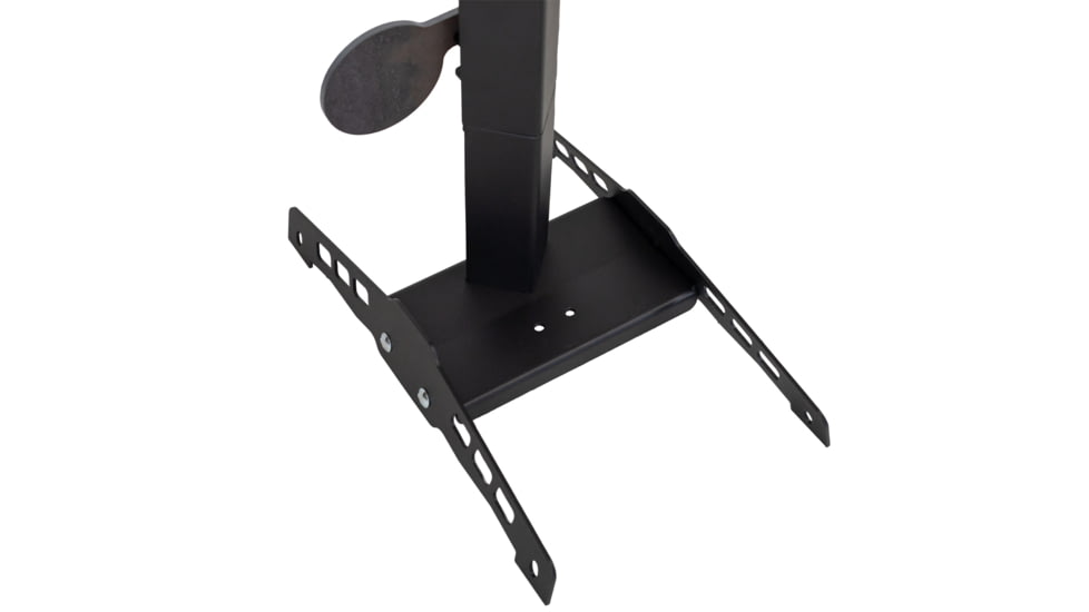 Double Tap Industries .22LR Rimfire Dueling Tree Reactive Steel Target w/Ground Base, Raw/Black, RT-DT-RIM