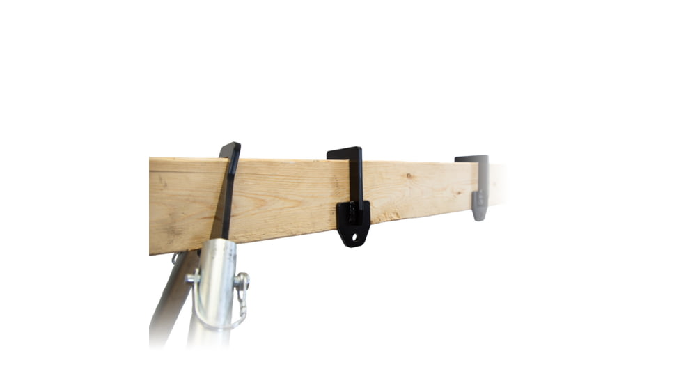 Double Tap Industries 2x4 Hybrid DIY Target Stand Bracket Kit for Steel Targets, Stand Kit w/ Quick Pins and 2X4 Strap Hangers, Black, TS-CK-2x4