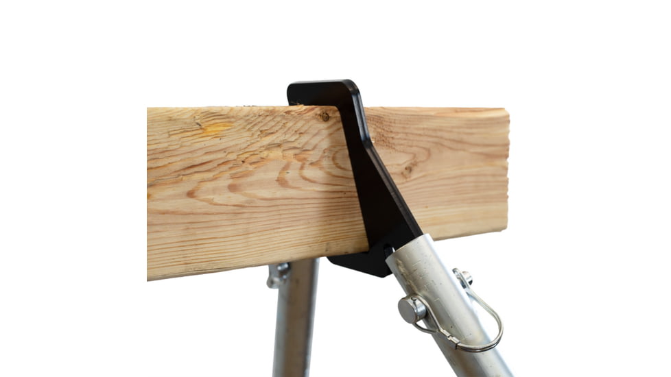 Double Tap Industries 2x4 Hybrid DIY Target Stand Bracket Kit for Steel Targets, Stand Kit w/ Quick Pins and 2X4 Strap Hangers, Black, TS-CK-2x4