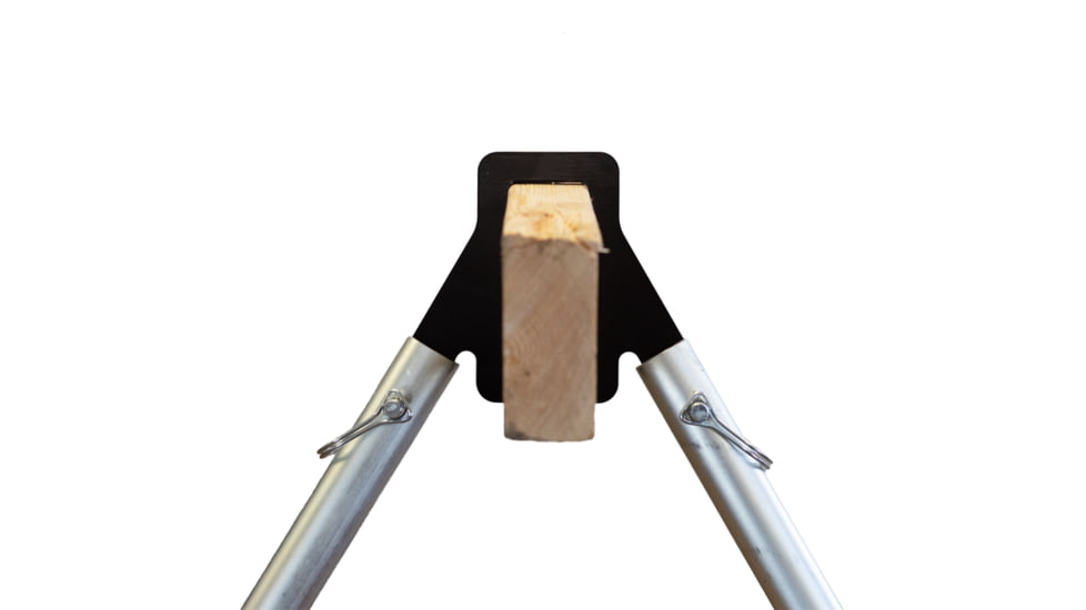Double Tap Industries 2x4 Hybrid DIY Target Stand Bracket Kit for Steel Targets, Stand Kit w/ Quick Pins and 2X4 Strap Hangers, Black, TS-CK-2x4