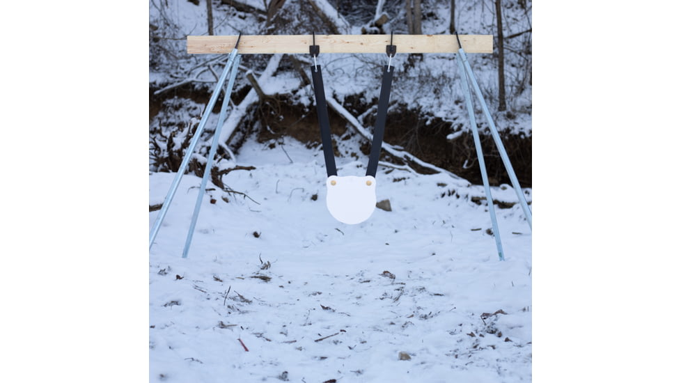 Double Tap Industries 2x4 Hybrid DIY Target Stand Bracket Kit for Steel Targets, Stand Kit w/ Quick Pins and 2X4 Strap Hangers, Black, TS-CK-2x4