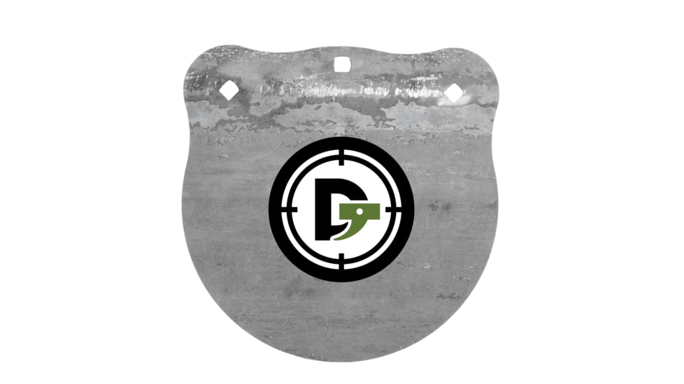 Double Tap Industries 3/8in AR500 Steel Gongs, 12in, Raw, G1200-R