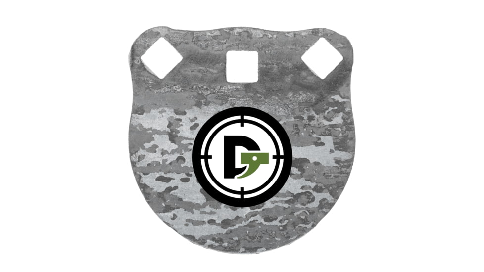 Double Tap Industries 3/8in AR500 Steel Gongs, 4in, Raw, G400-R