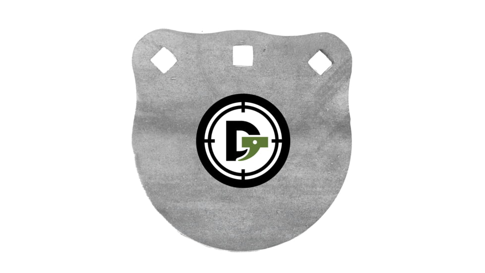 Double Tap Industries 3/8in AR500 Steel Gongs, 6in, Raw, G600-R