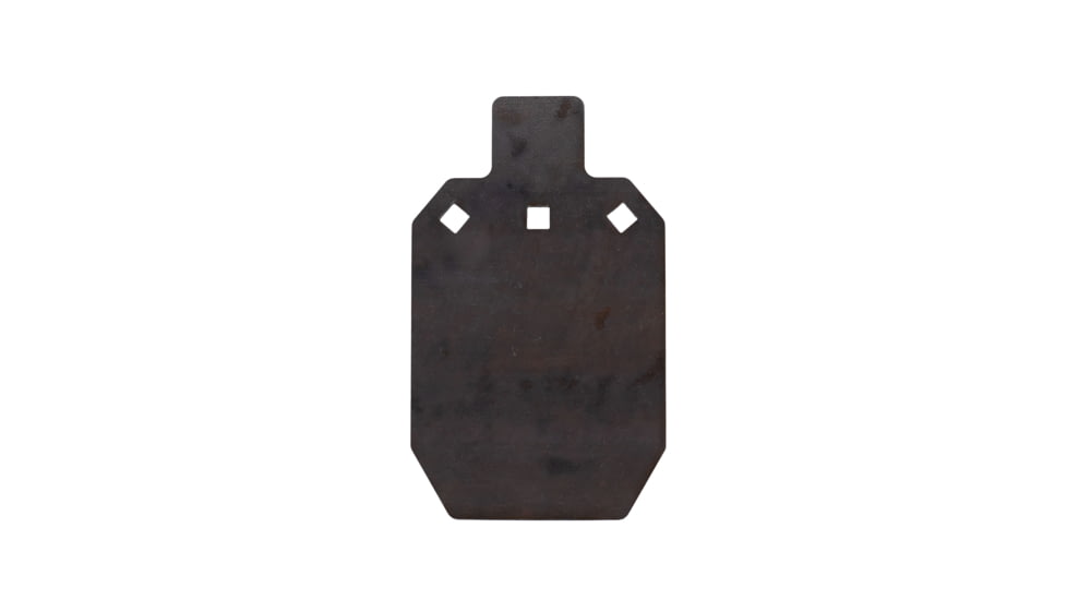 Double Tap Industries 33% IPSC Rimfire Steel Silhouette Target, Raw, 6in x 10in, ST33-RIM