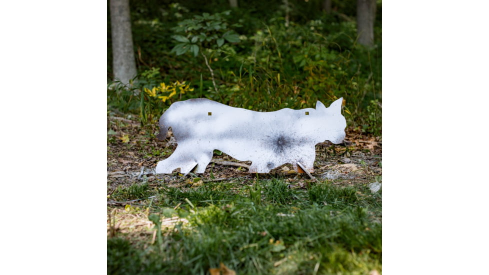 Double Tap Industries AR500 Bobcat Silhouette Target, Raw, ST-BOB