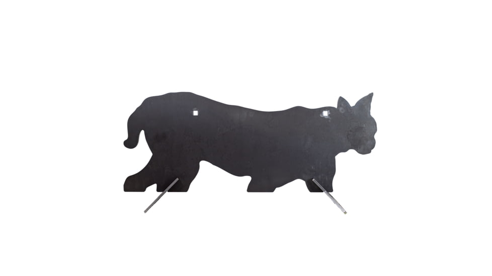 Double Tap Industries AR500 Bobcat Silhouette Target, Raw, ST-BOB