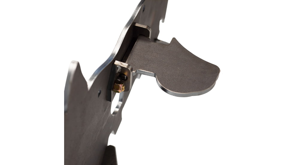 Double Tap Industries AR500 Coyote Target w/Reactive Vital, Raw, Large, RT-GT-COY-001