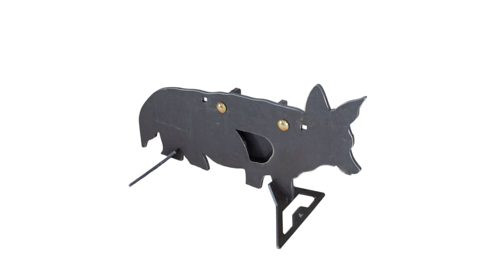 Double Tap Industries AR500 Coyote Target w/Reactive Vital, Raw, Small, RT-GT-COY