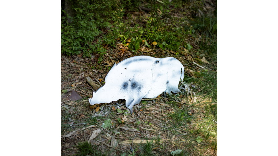Double Tap Industries AR500 Hog/Boar Silhouette Target, Raw, ST-HOG