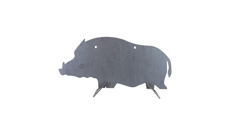 Double Tap Industries AR500 Hog/Boar Silhouette Target, Raw, ST-HOG