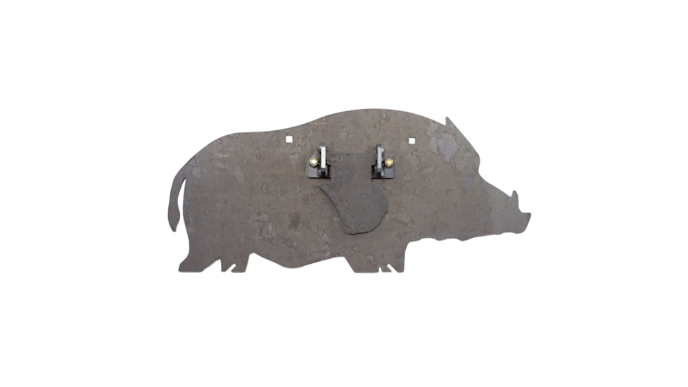 Double Tap Industries AR500 Hog/Boar Target w/Reactive Vital, Raw, RT-GT-HOG