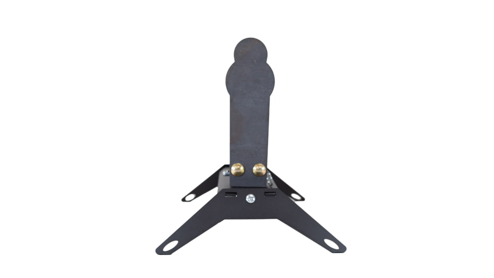 Double Tap Industries AR500 Pepper Popper Target, Raw/Black, 12in, PT-SP-12