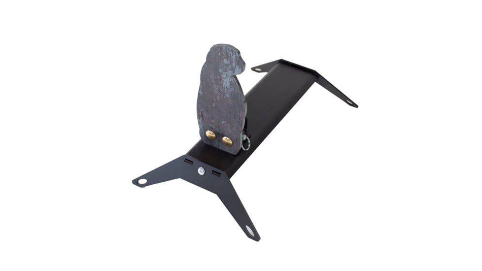 Double Tap Industries AR500 Prarie Dog Popper Target, Raw/Black, PT-SP-PD