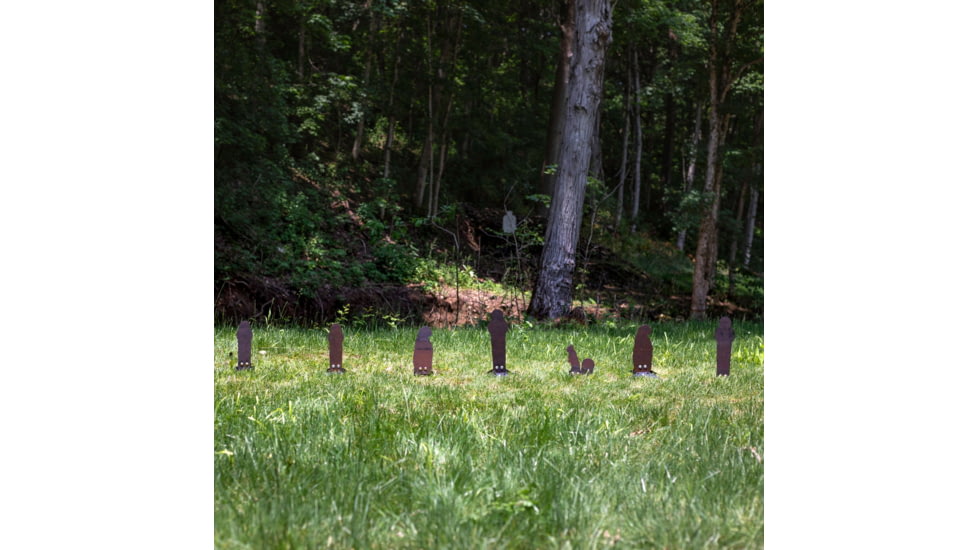 Double Tap Industries Rimfire Prairie Dog Spring Popper Target, Raw/Black, PT-SP-PD-RIM