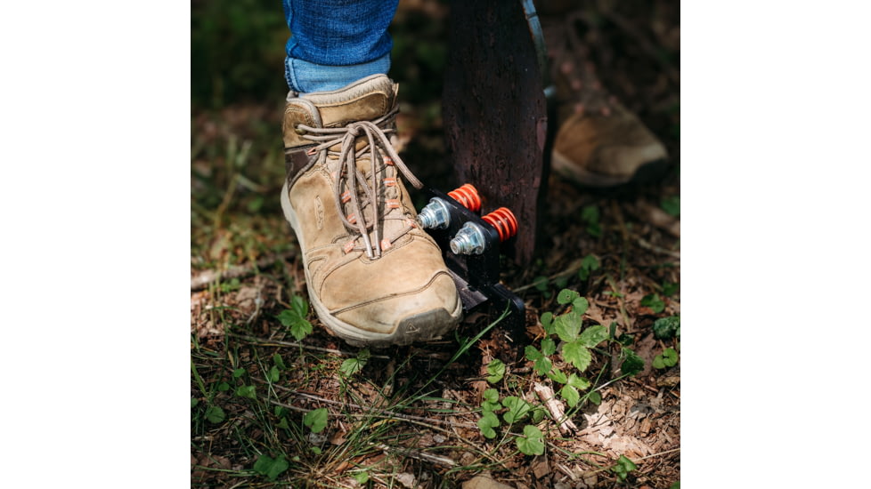 Double Tap Industries AR500 Prarie Dog on Ground Stake Target, Raw/Black, PT-GS-PD