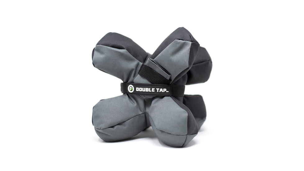 Double Tap Industries Filled Multi-Position Shooting Bag Rest, Grey/Black, SB-MP-001F
