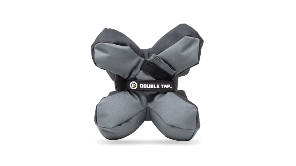 Double Tap Industries Filled Multi-Position Shooting Bag Rest, Grey/Black, SB-MP-001F