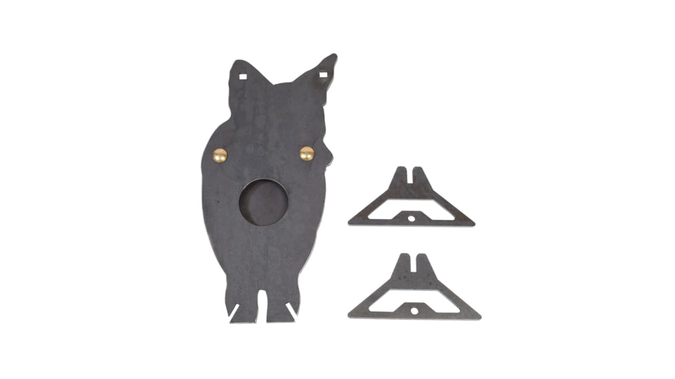 Double Tap Industries Front Facing AR500 Coyote Target w/Reactive Vital, Raw, RT-GT-COY-002