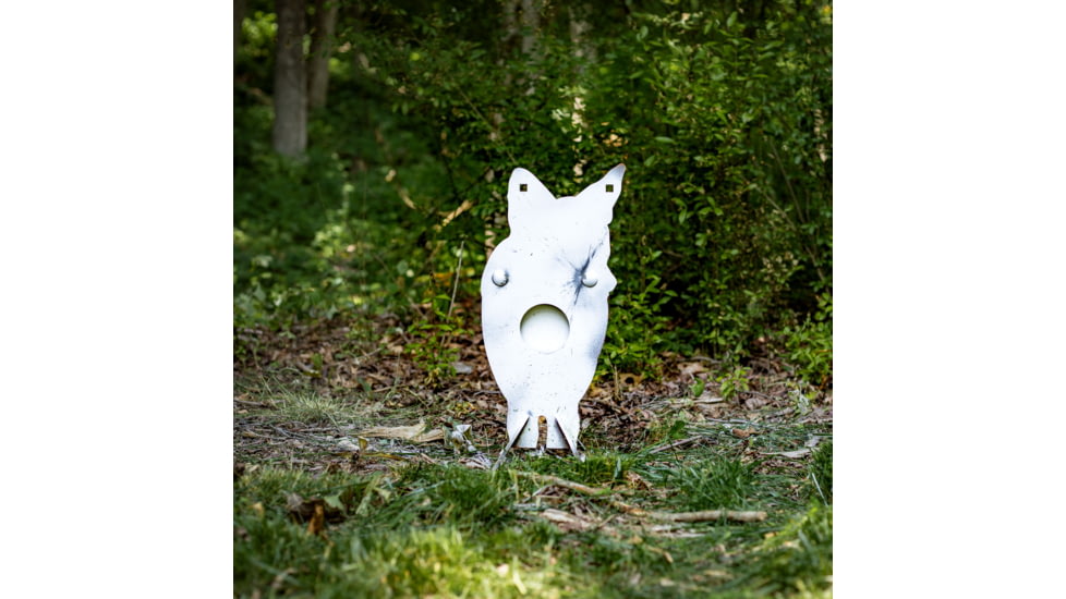 Double Tap Industries Front Facing AR500 Coyote Target w/Reactive Vital, Raw, RT-GT-COY-002
