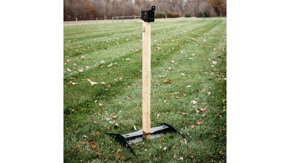 Double Tap Industries H-Base for Paper/Steel Target Stand Base, Black, TS-HB-2X4-01