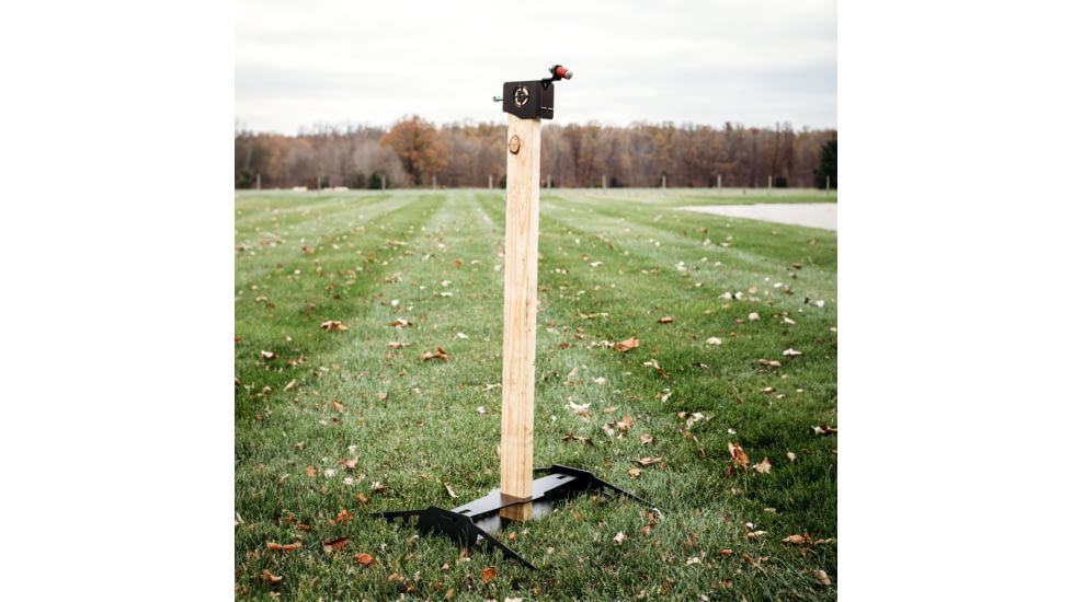 Double Tap Industries H-Base for Paper/Steel Target Stand Base, Black, TS-HB-2X4-01