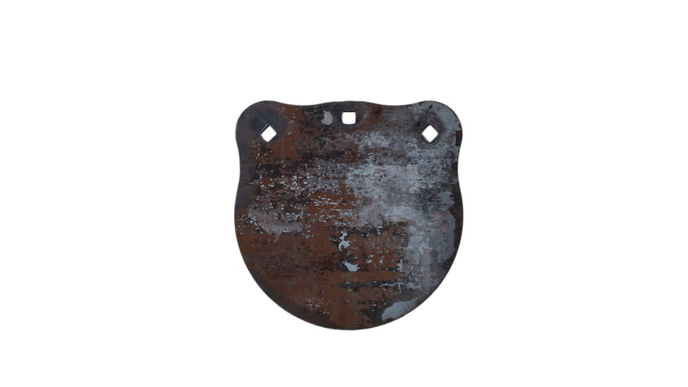 Double Tap Industries Heavy Duty 1/2in AR500 Steel Gong Target, Raw, 10in, G1000-HD