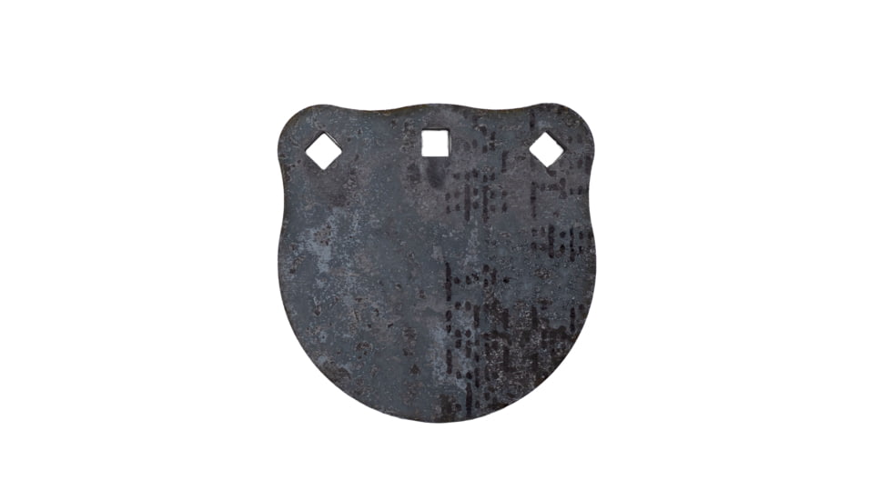 Double Tap Industries Heavy Duty 1/2in AR500 Steel Gong Target, Raw, 6in, G600-HD