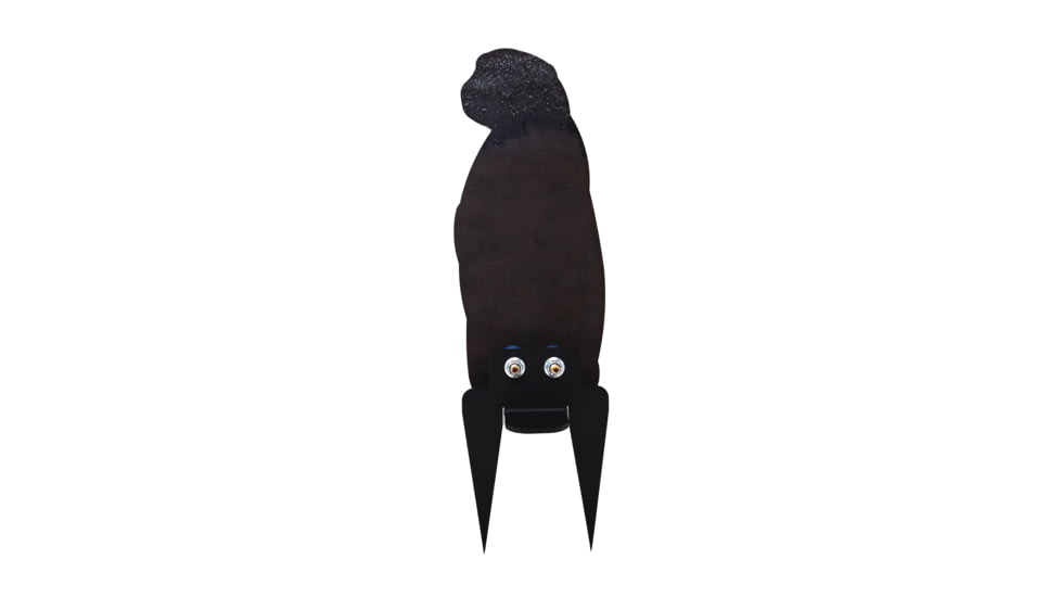 Double Tap Industries Rimfire Prairie Dog Ground Stake Popper Target, Raw/Black, PT-GS-PD-RIM