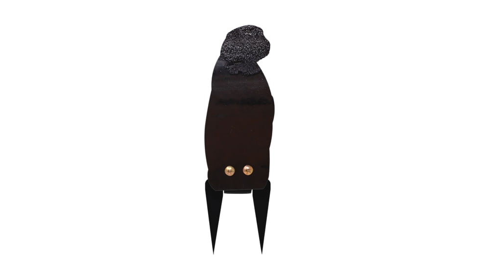 Double Tap Industries Rimfire Prairie Dog Ground Stake Popper Target, Raw/Black, PT-GS-PD-RIM