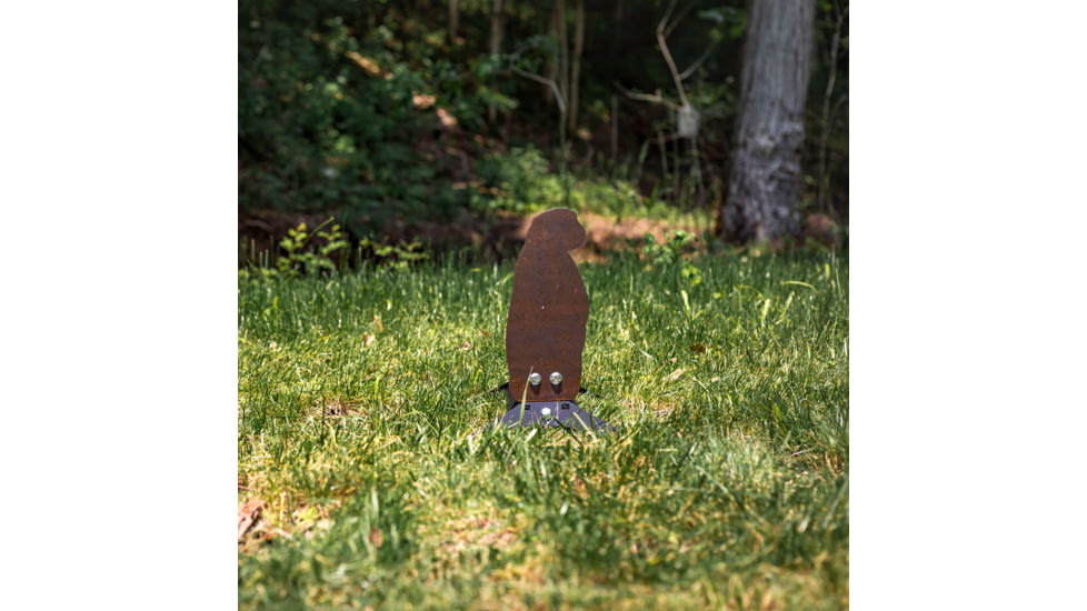 Double Tap Industries Rimfire Prairie Dog Spring Popper Target, Raw/Black, PT-SP-PD-RIM